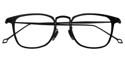 Baldwin Square Black Glasses1