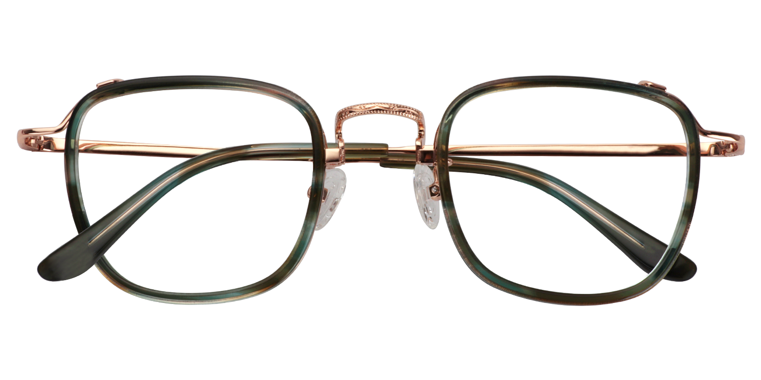 Square Green Glasses | Zeelool Glasses1