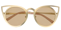 Atwood Cat-eye Gold Sunglasses1