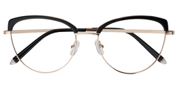 Alexander Cat eye Black Glasses1