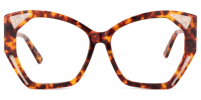 Routh Geometric Yellow-Tortoise Glasses