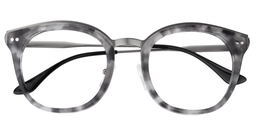 Alfie Square Gray Tortoise Glasses1