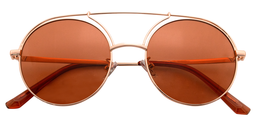 Hailey Aviator Beige Sunglasses1