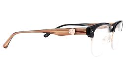 Blake Browline Black Glasses4