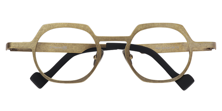 Hilary Geometric Brown Glasses