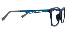 James Rectangle Dark Blue Glasses4