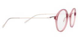 Olga Round Pink Glasses4