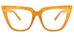 Phillip Cateye Earthy-Yellow Glasses0