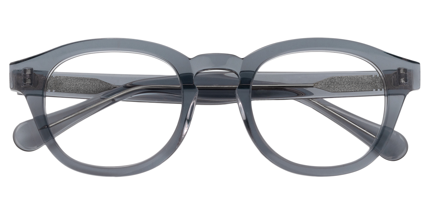 Round Gray Glasses | Zeelool Glasses1