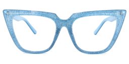 Phillip Cateye Light-Blue Glasses0