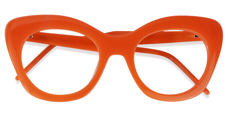 Maria Cat-eye Orange Glasses