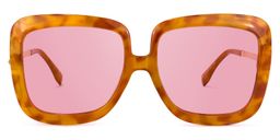 Patience Square Earthy-Yellow Sunglasses0