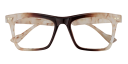 Brenda Rectangle Brown Glasses1