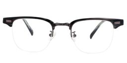 Bernie Browline Brown Glasses0