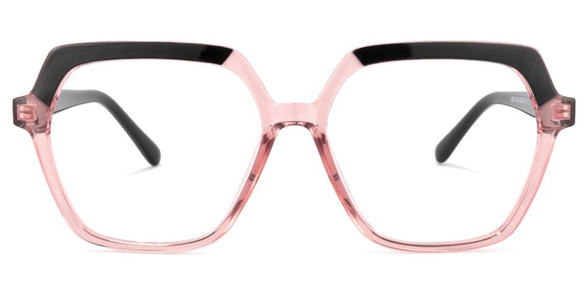 Norah Geometric Pink Glasses