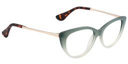 Zenobia Cat Eye Green Glasses5