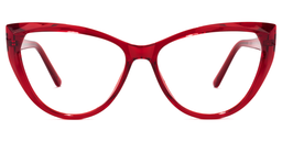 Felton Cateye Red Glasses0