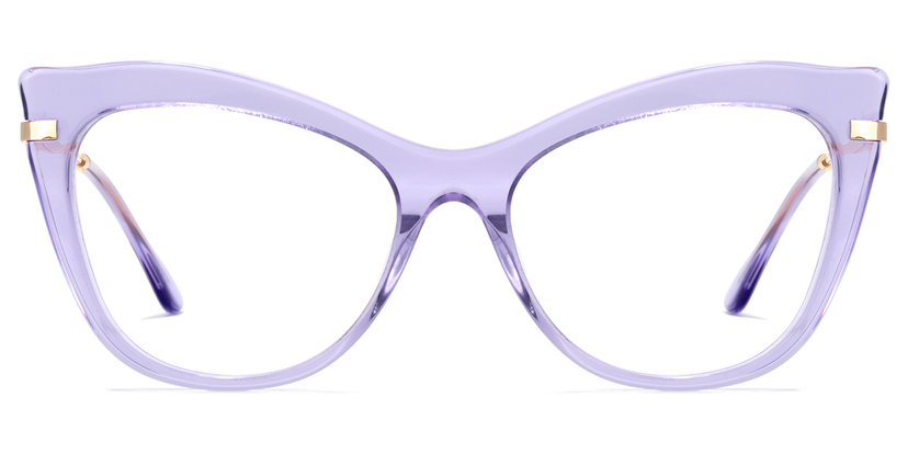 Indira Cat Eye Purple Glasses
