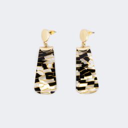 Vintage Irregular Pattern Earrings2