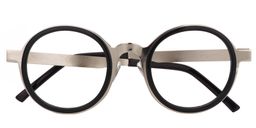 Wendy Round Black Glasses1