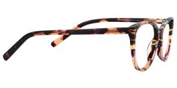 Jennifer Cat Eye Light Tortoise Glasses4