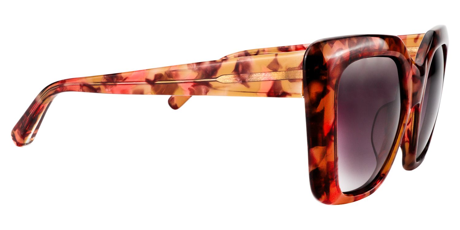 Square Brown Sunglasses | Zeelool Sunglasses4