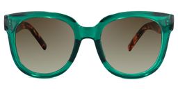 Harrell Square Dark-Green Glasses11