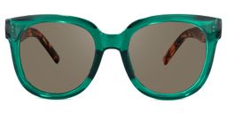 Harrell Square Dark-Green Glasses8