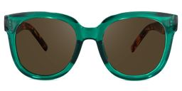Harrell Square Dark-Green Glasses9