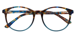Stewart Round Blue Tortoise Glasses1