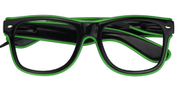 Owen Glowing Rectangle Green Glasses1