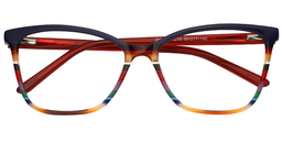 Ashley Rectangle Red Glasses1