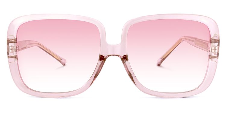 Raymond Square Pink Sunglasses