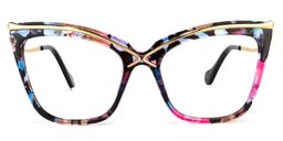 Winston Butterfly Floral Glasses0