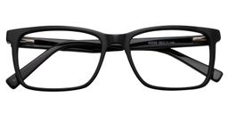 Sicily Rectangle Black Glasses1