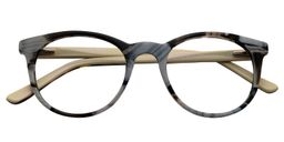 Aiden Round Gray Glasses1