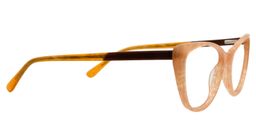 Sakura Cat eye Beige Glasses4