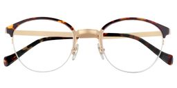 Finn Round Tortoise Glasses 1