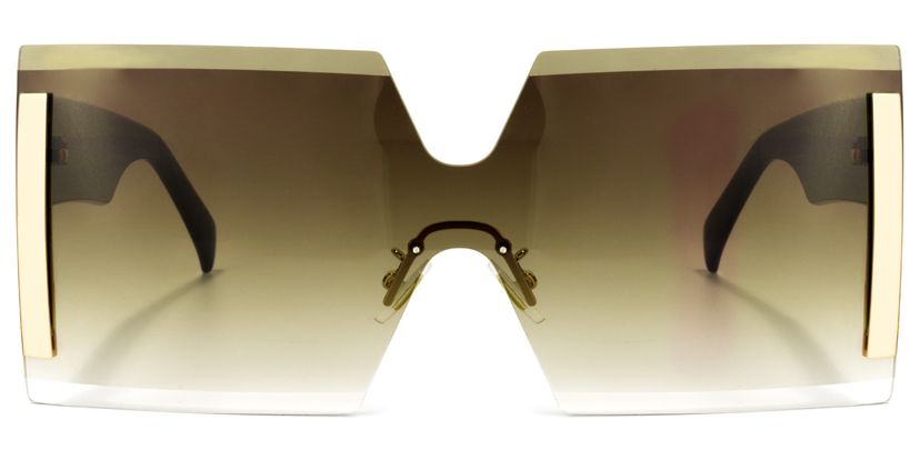 Shannon Square Brown Sunglasses