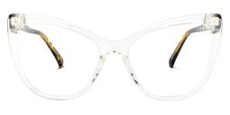 Shelby Cateye Clear Glasses0