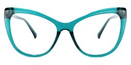 Shelby Cateye Blue Glasses0