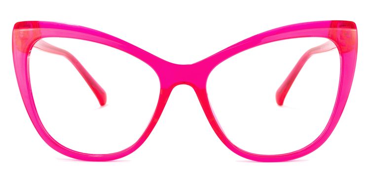 Shelby Cateye Bright-Pink Glasses