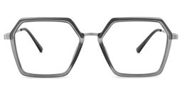 Sierra Geometric Gray Glasses0
