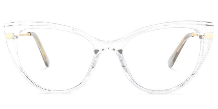 Sadie Cateye Clear Glasses