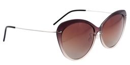  Abraham Cat-eye Brown Sunglasses2