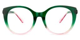 Migdalia Cateye Dark-Green Glasses0