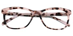 Ajax Square Light Tortoise Glasses1