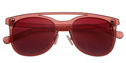 Alasdair Aviator Red Sunglasses1