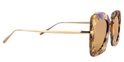 Jesse Square Purple Floral Sunglasses4