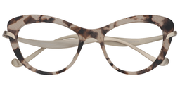 Nora Cat Eye Light Tortoise Glasses1